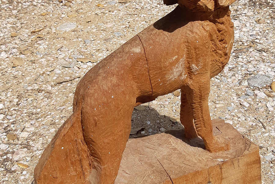 sculpture en bois - inachevée et anonyme