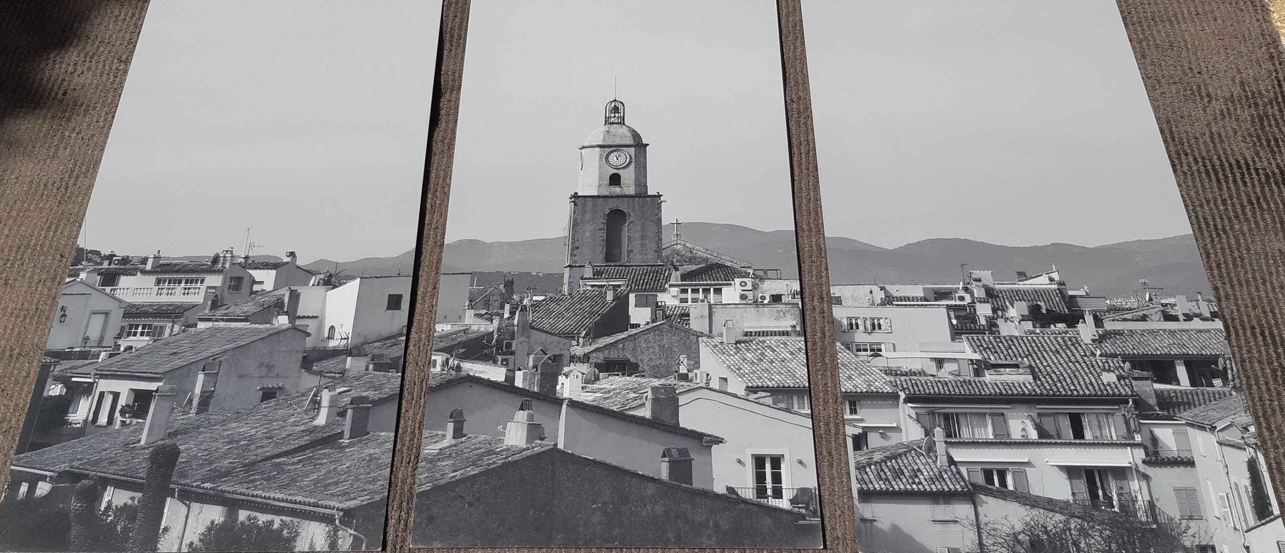 Tom Vandenhende-triptyque St-Tropez photo sur aluminium